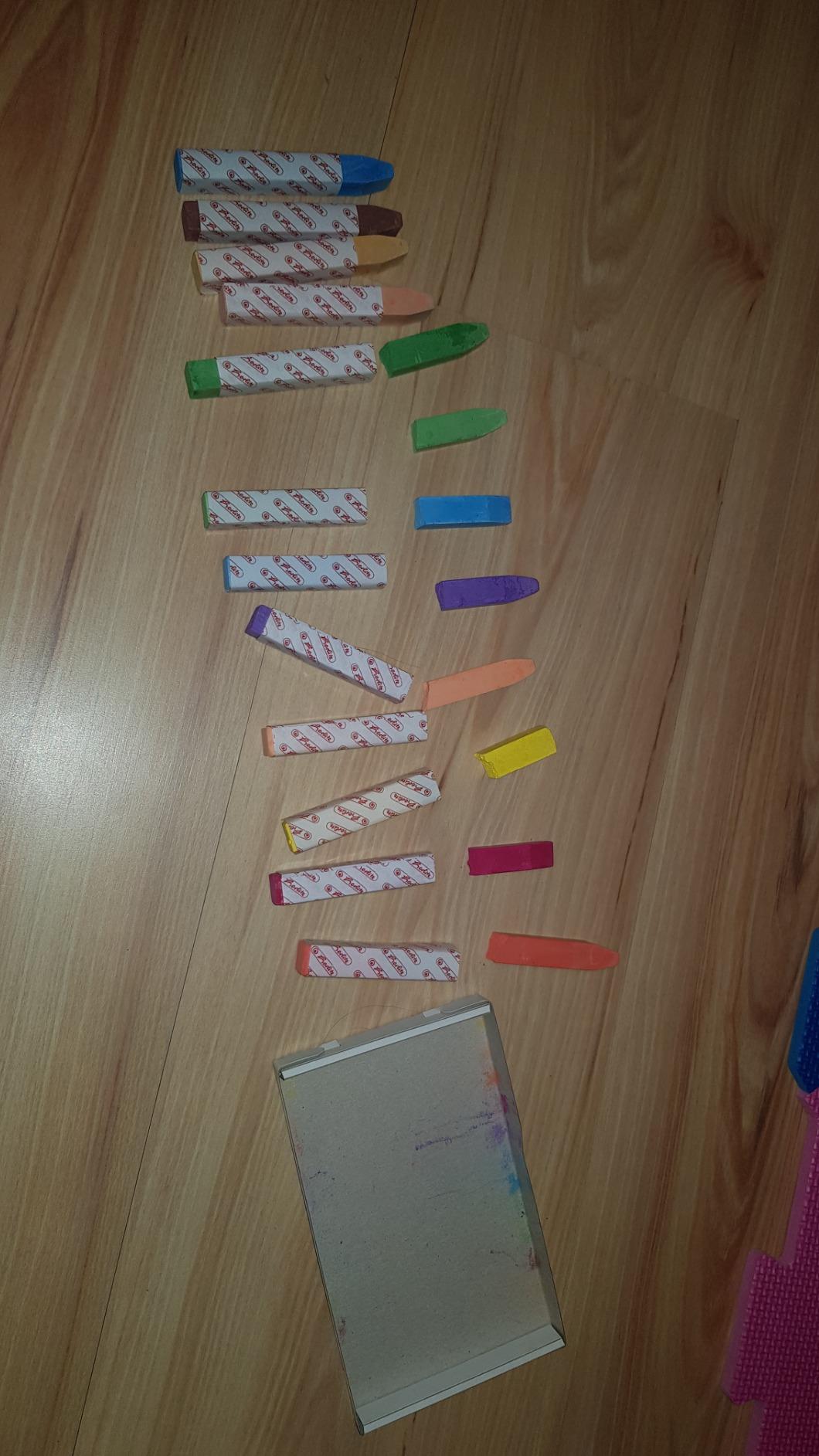 Farben toll, Haltbarkeit mäßig