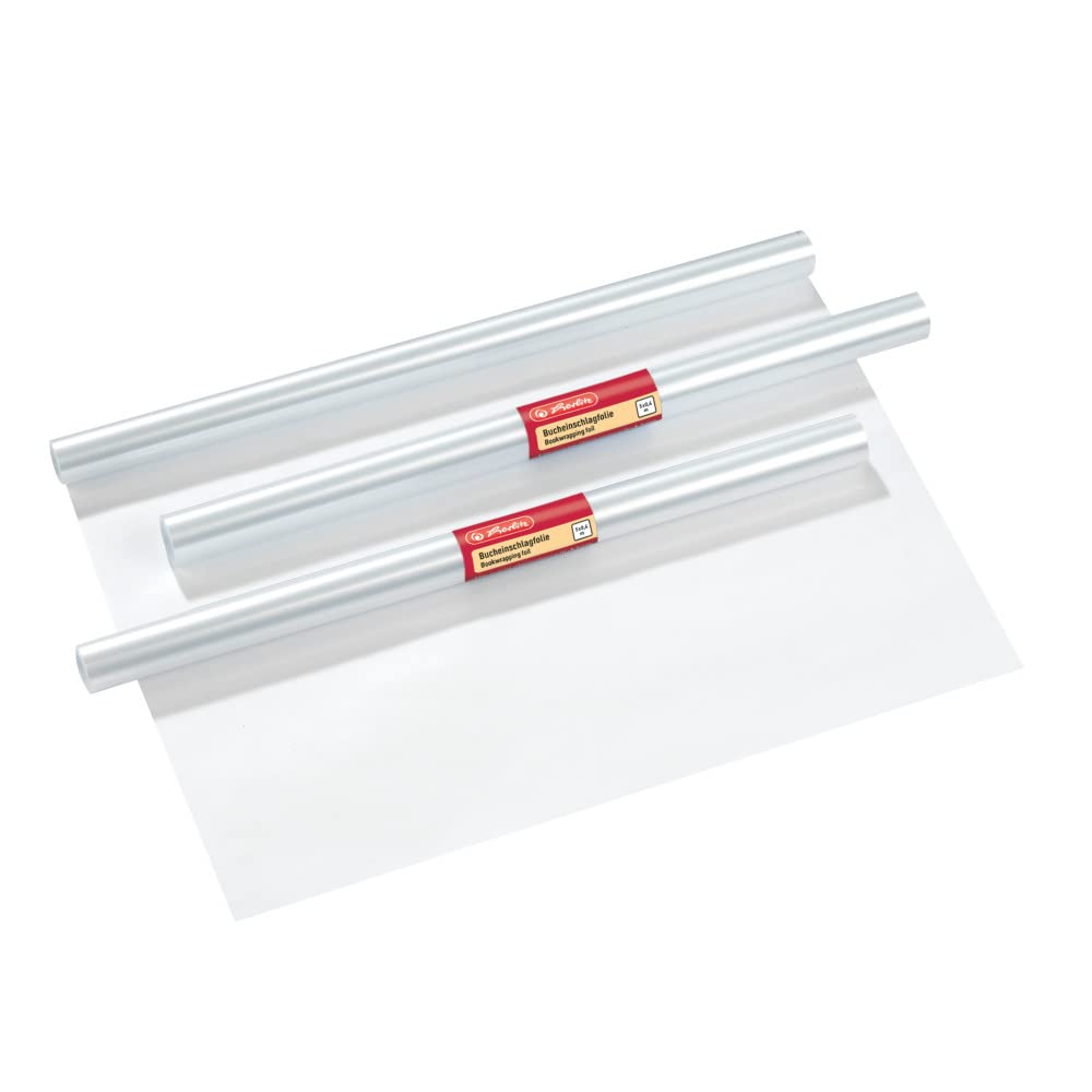 herlitz-bucheinschlagfolie-gerollt-40x500-cm-farblos-pvc-frei image 1