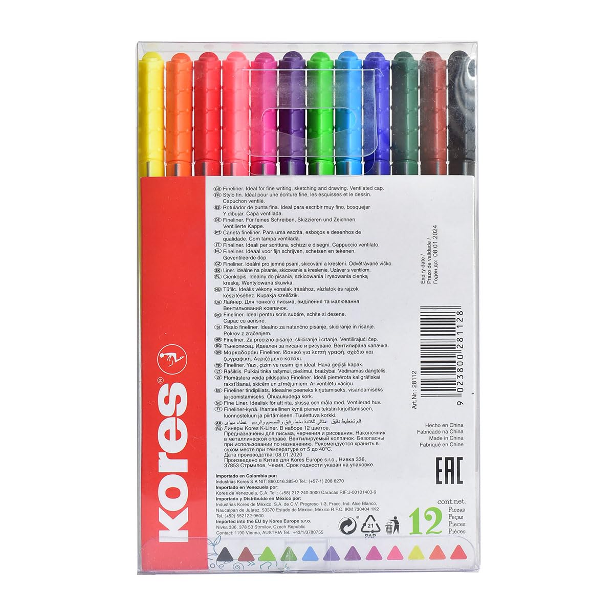 kores-fl28112-fineliner-set-0-4-mm-12-farben image 5