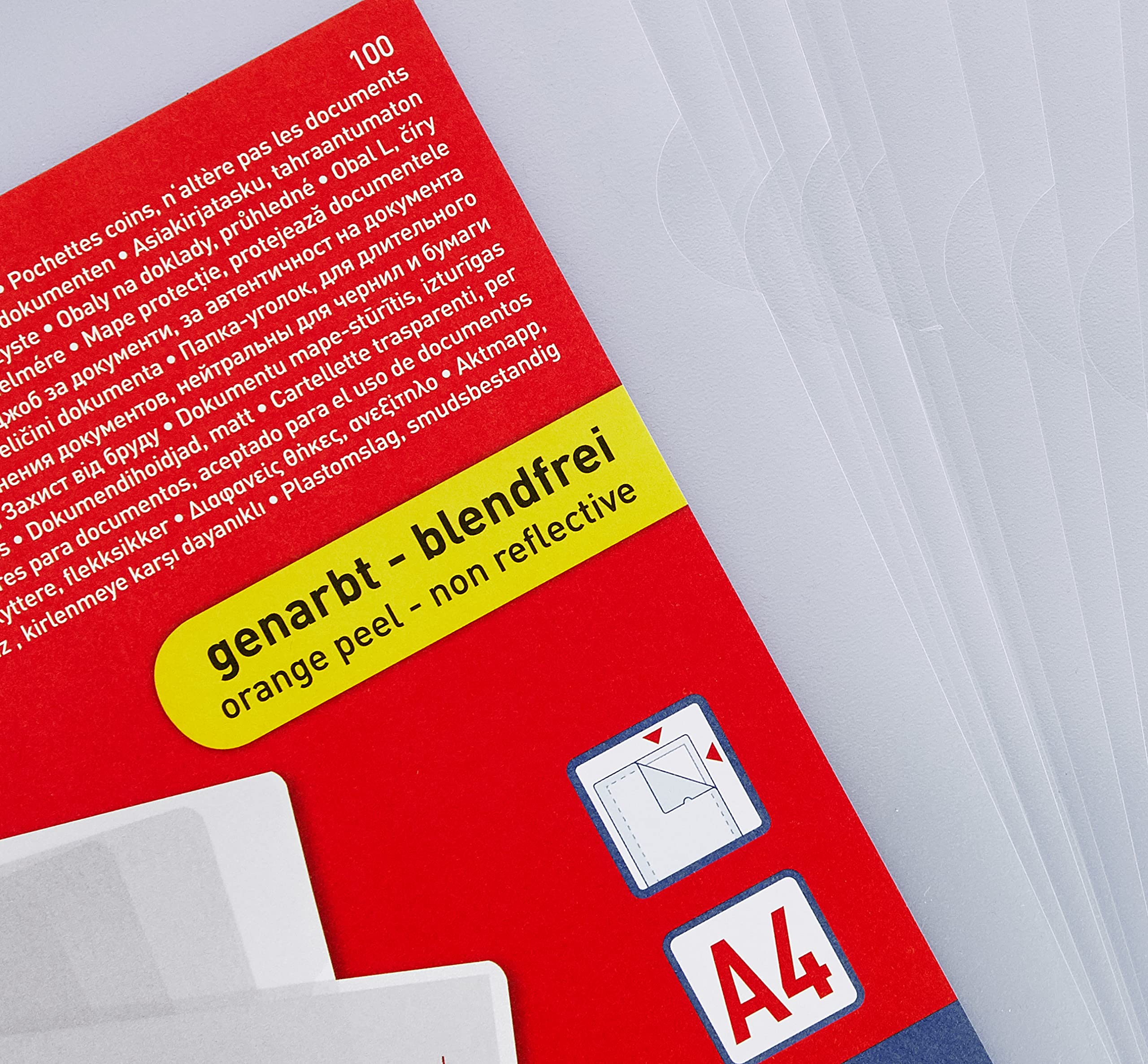 herlitz-aktenh-llen-a4-genarbt-transparent-100-st-ck image 3