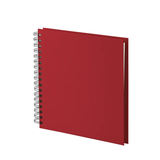r-ssler-s-o-h-o-spiral-fotoalbum-blanko-25x23cm-60-seiten-rot image 1