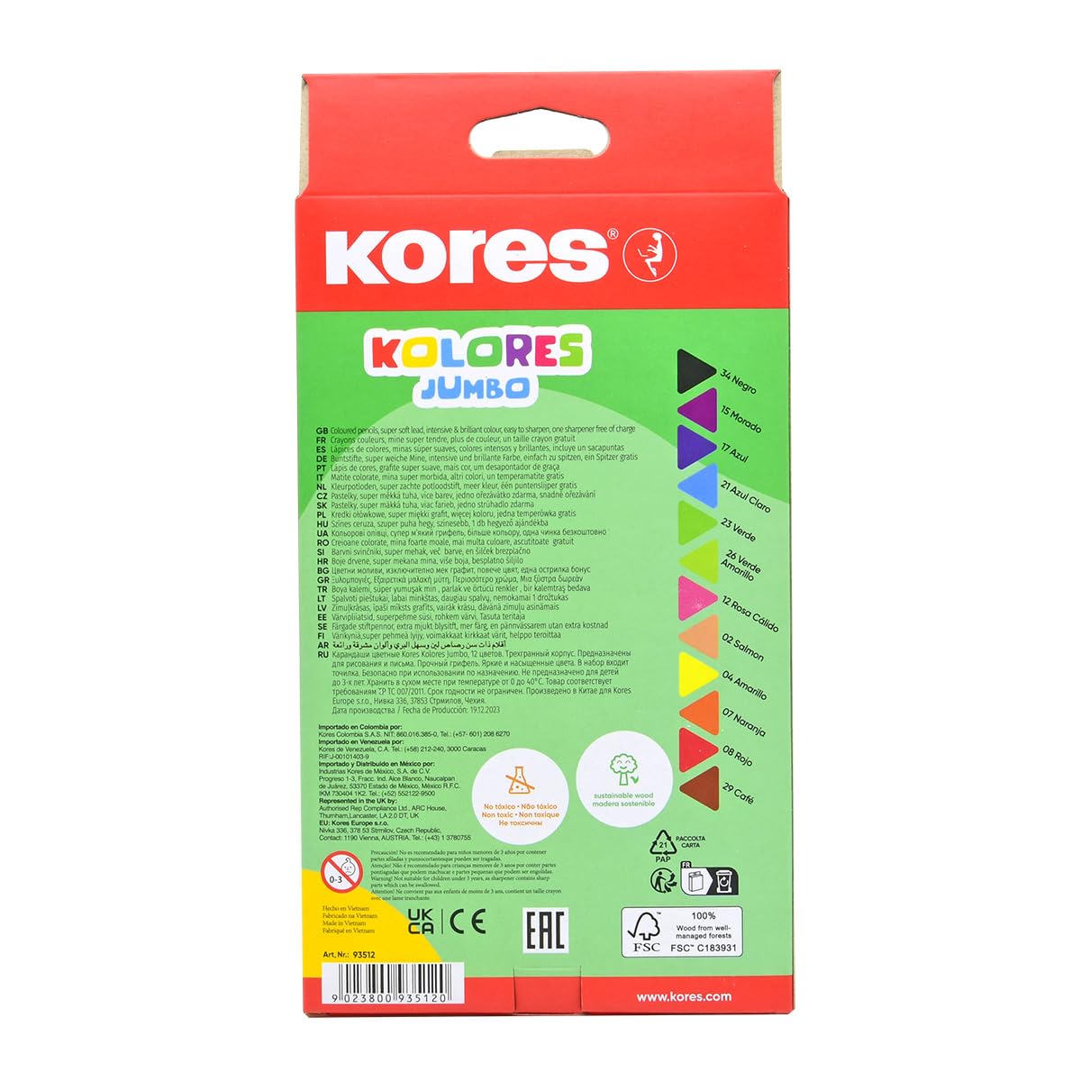 kores-kolores-jumbo-buntstifte-12-farben-dreieckig-mit-spitzer image 3
