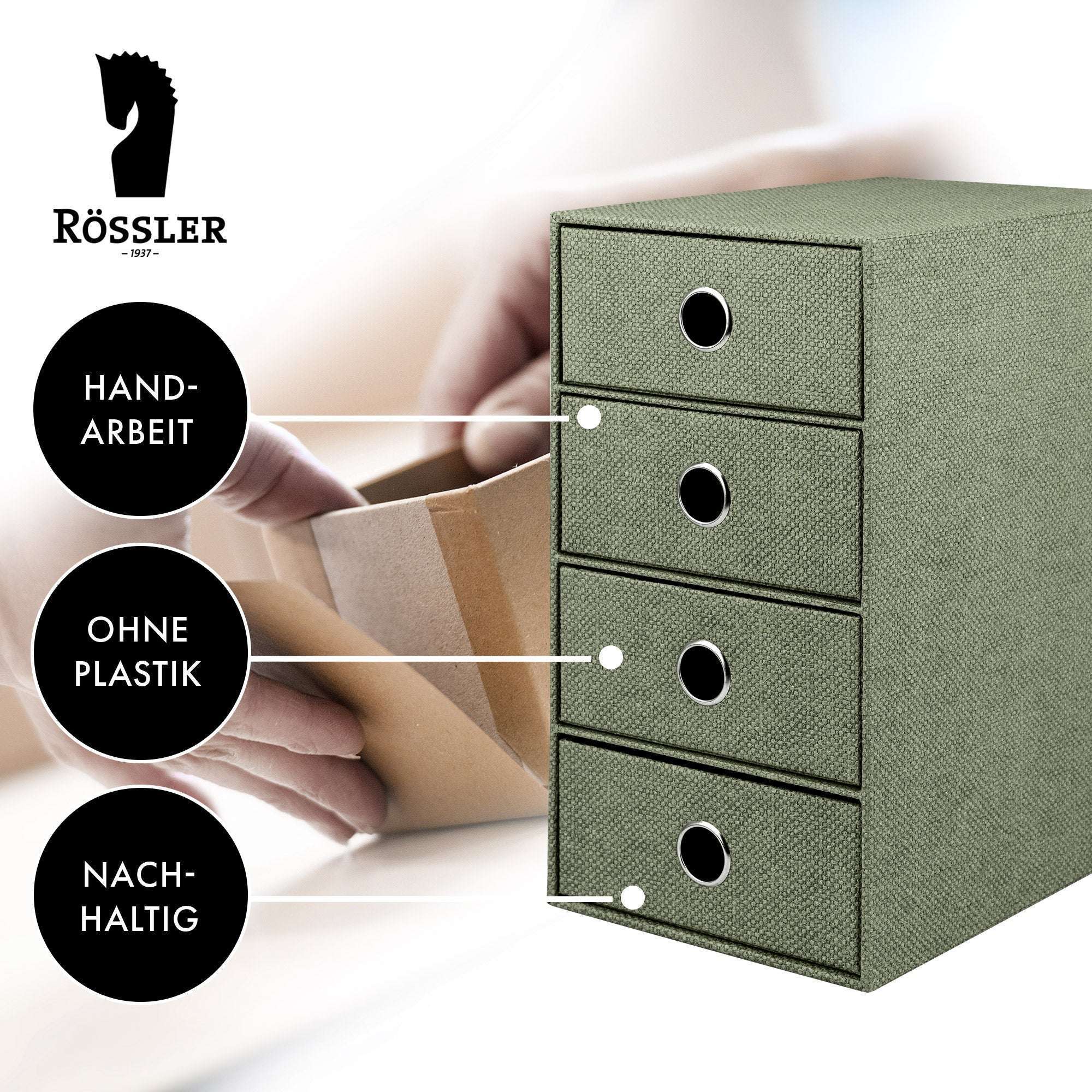 r-ssler-s-o-h-o-schubladenbox-a5-din-lang-4-f-cher-salbei-gr-n image 5