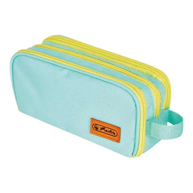 herlitz-doppelfaulenzer-neon-mint-gelb-23-5-x-11-x-7-5-cm image 1