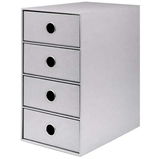 r-ssler-s-o-h-o-schubladenbox-a5-din-lang-4-f-cher-stone-grau image 1