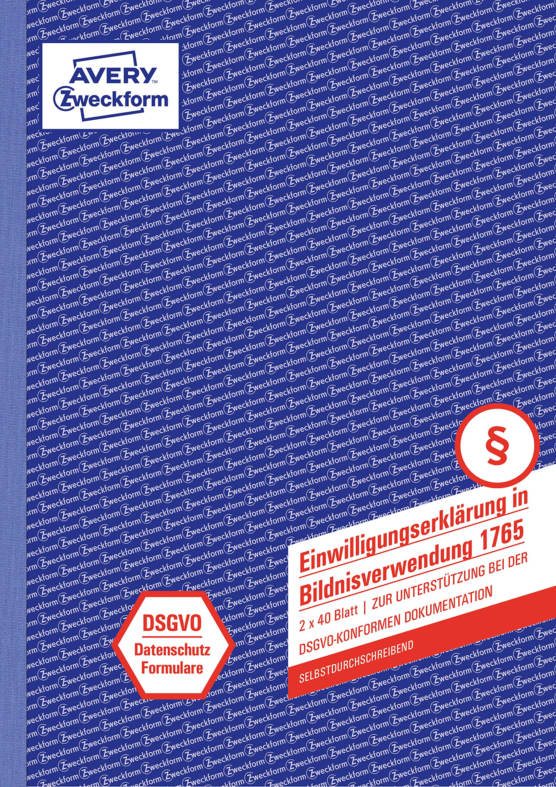 avery-zweckform-1765-einwilligung-bildnisverwendung-nach-dsgvo-a4-selbstdurchsch image 1