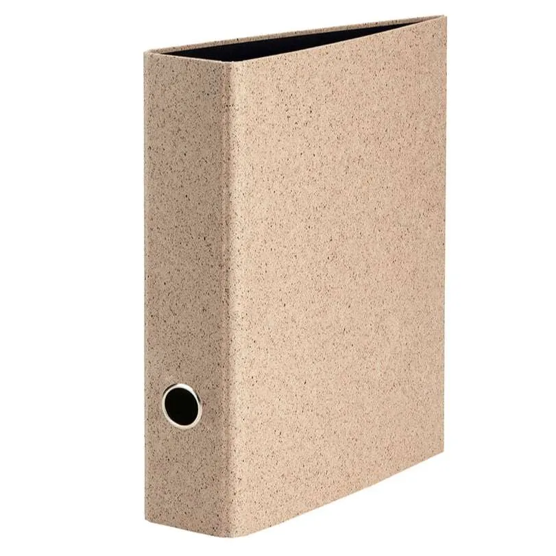 r-ssler-s-o-h-o-ordner-breit-a4-8-5cm-cacao-mit-rippenpr-gung image 1