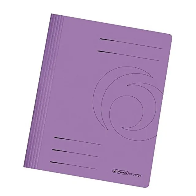 herlitz-schnellhefter-a4-karton-gefaltet-lila-intensiv-25-st-ck image 1