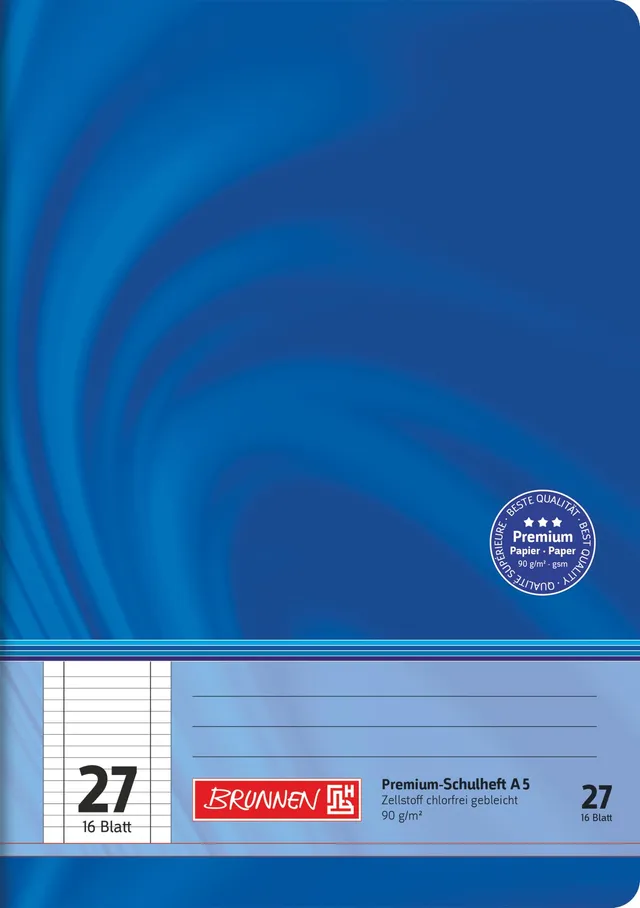 brunnen-104572702-premium-schulheft-din-a5-16-blatt-lineatur-27-liniert image 1
