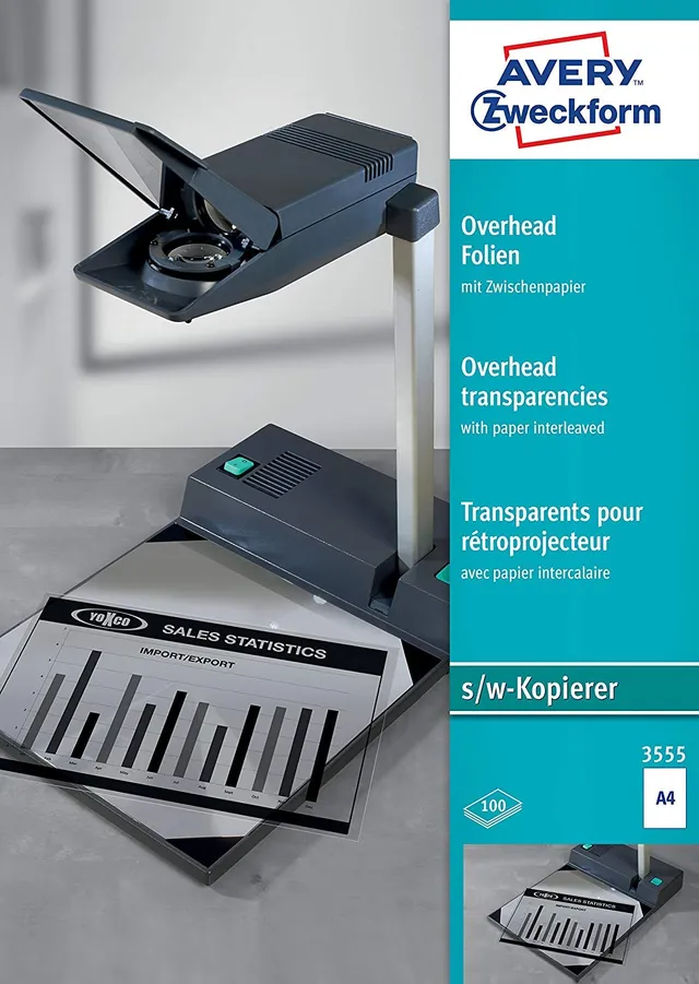 avery-zweckform-3555-overhead-folien-a4-f-r-s-w-kopierer-100-transparentfolien-0 image 1