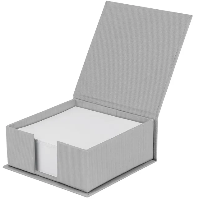 r-ssler-s-o-h-o-zettelkasten-mit-deckel-250-blatt-11x11cm-stone-grau image 1