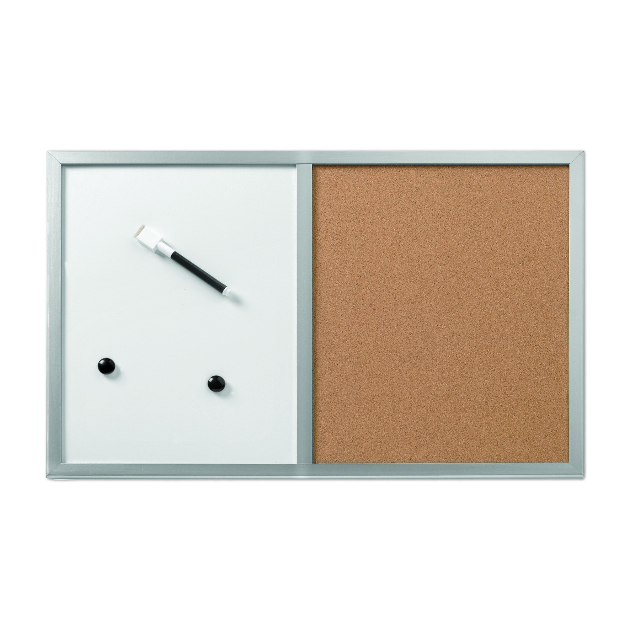 herlitz-pinnwand-und-magnettafel-40x60-cm-mit-holzrahmen image 1