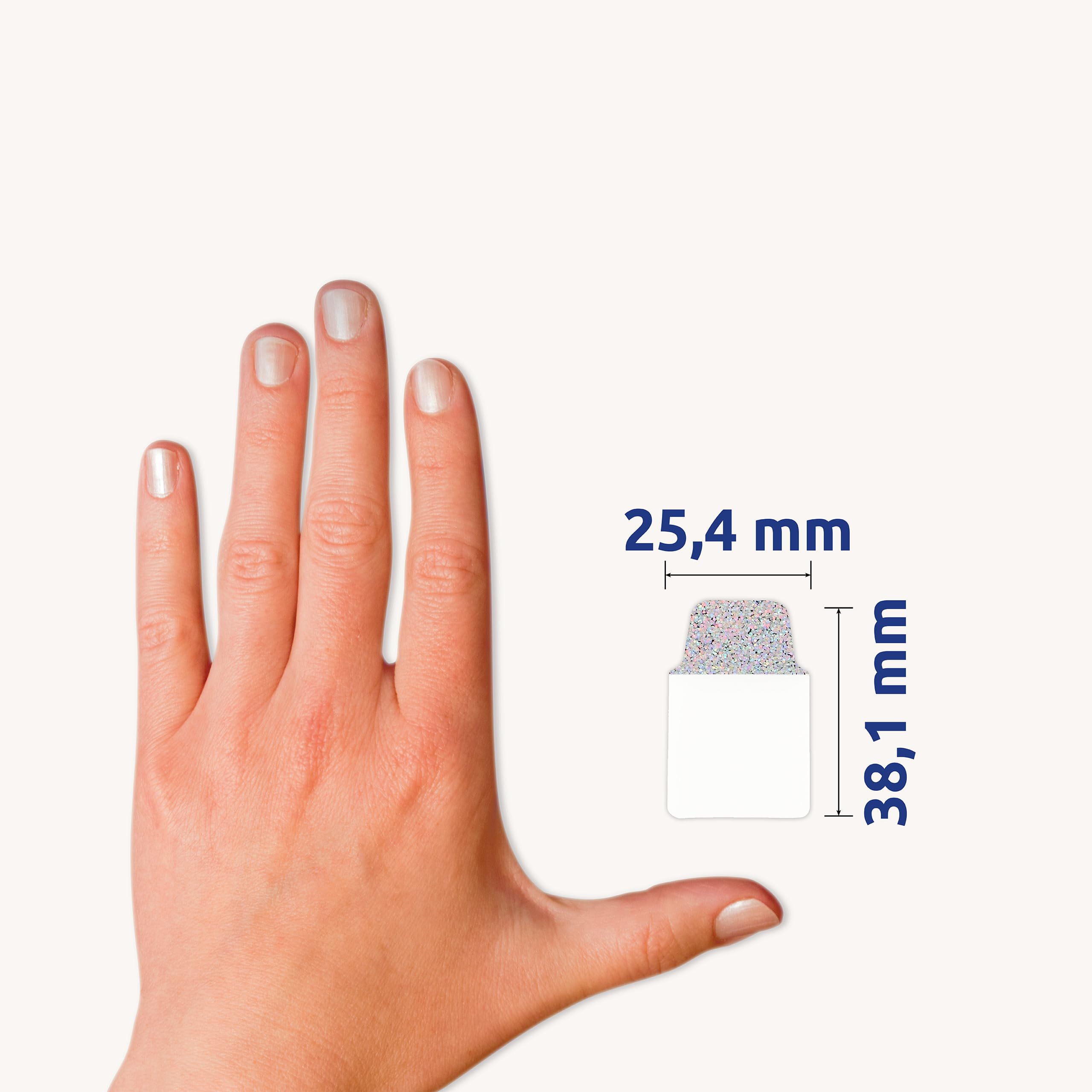 avery-zweckform-74178-ultratabs-haftstreifen-transparent-silber-32-st-ck image 2