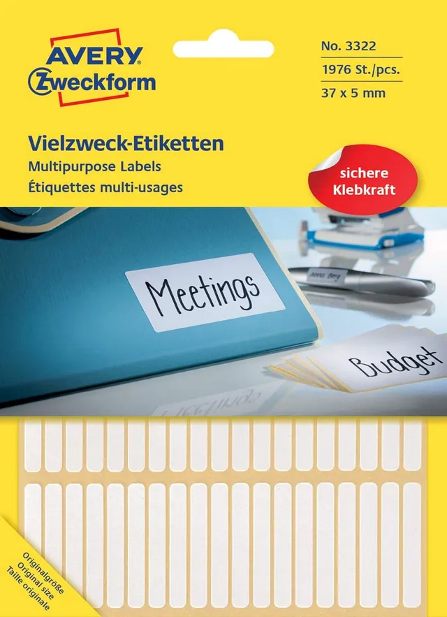 avery-zweckform-3322-haushaltsetiketten-37x5-mm-wei-1-976-st-ck image 1