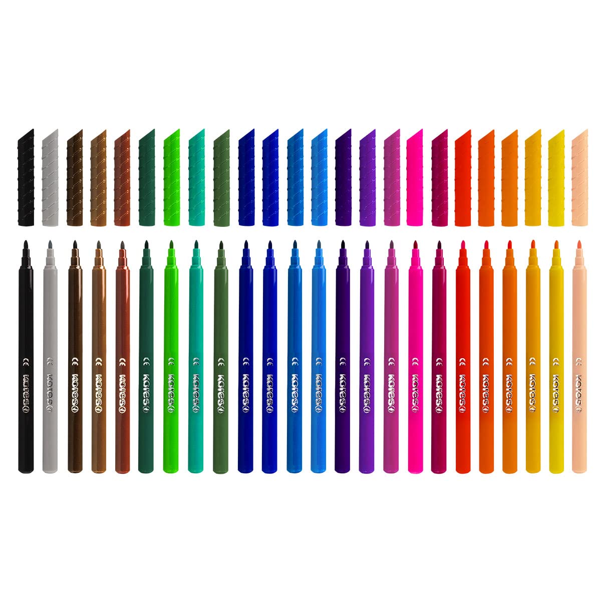 kores-korellos-filzstifte-24er-set-feine-spitze-auswaschbar image 3