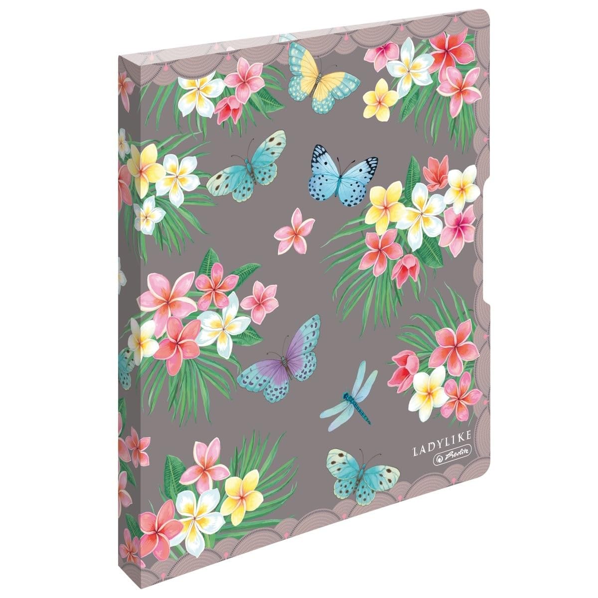 herlitz-ringbuch-a4-pp-ladylike-butterflies-2-ring-mechanik image 2