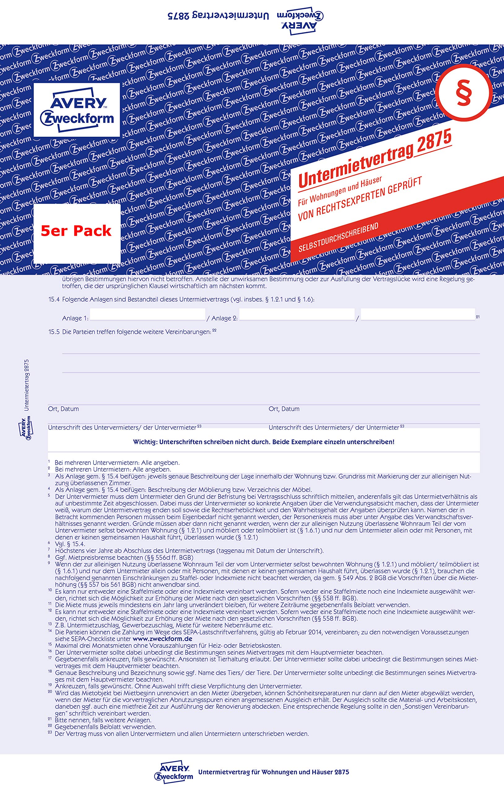 avery-zweckform-2875-5-untermietvertrag-a4-selbstdurchschreibend-5-st-ck-5-seiti image 3