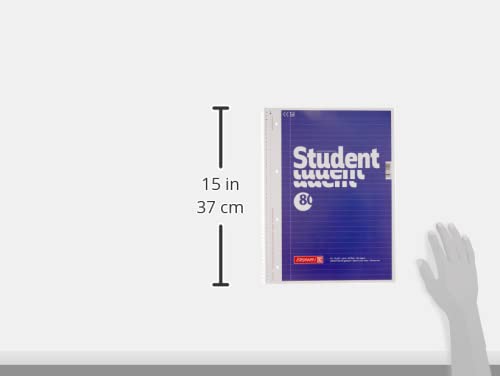 brunnen-collegeblock-student-a4-lin-21-80-blatt-blau image 8