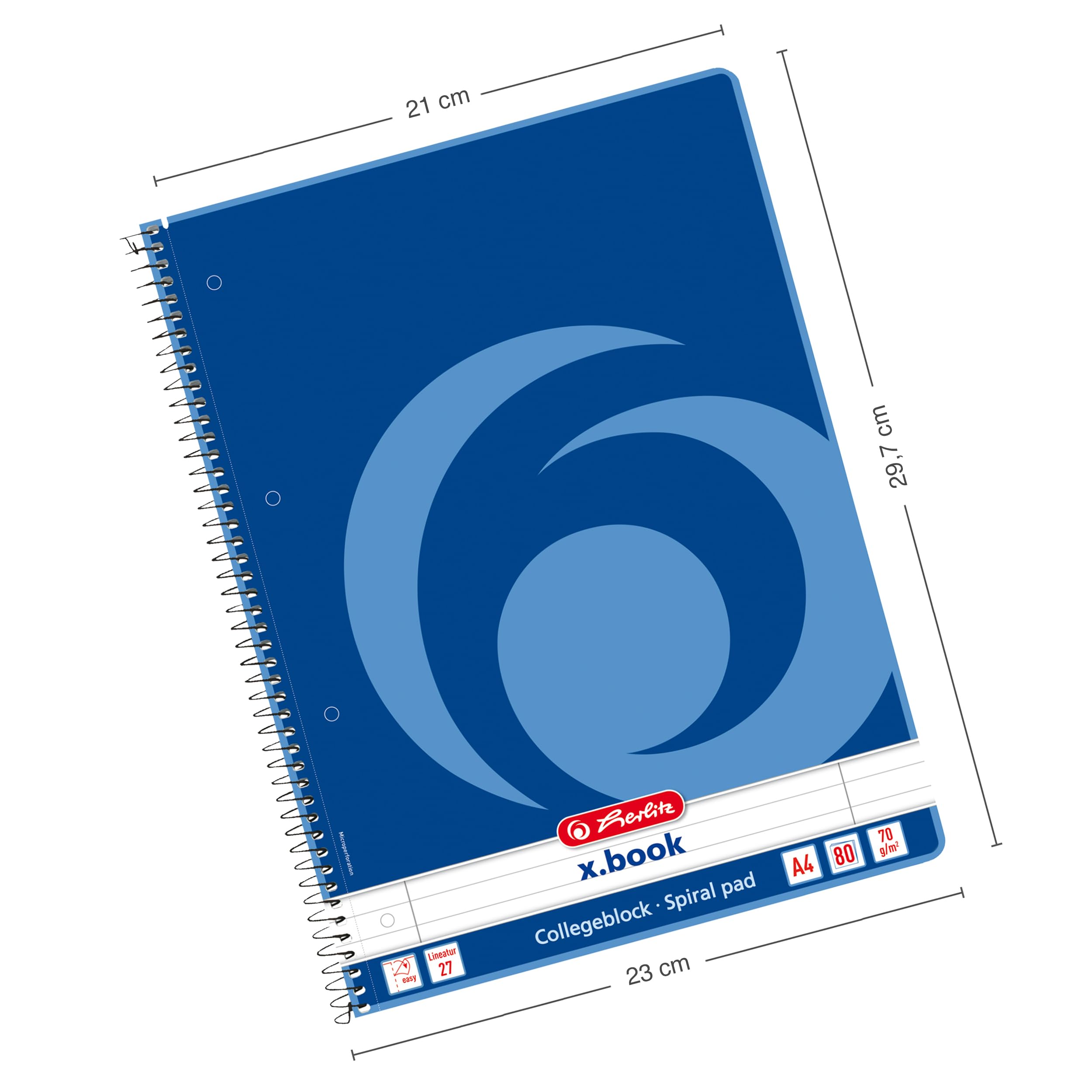 herlitz-collegeblock-a4-liniert-lineatur-27-80-blatt-5-st-ck image 2