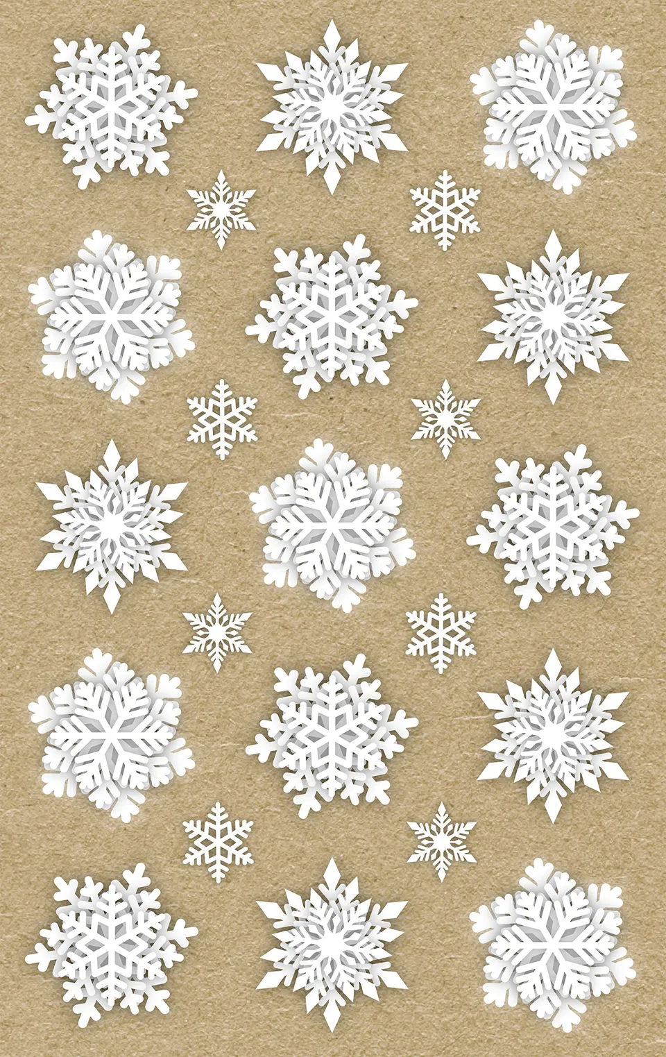 avery-zweckform-z-design-52290-weihnachtsaufkleber-eiskristalle-wei-30-sticker image 1