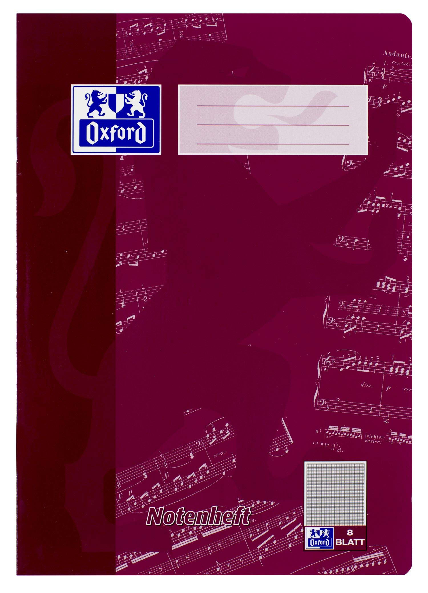 oxford-notenheft-a4-lineatur-14-8-blatt-15er-pack-gr-n-violett image 5