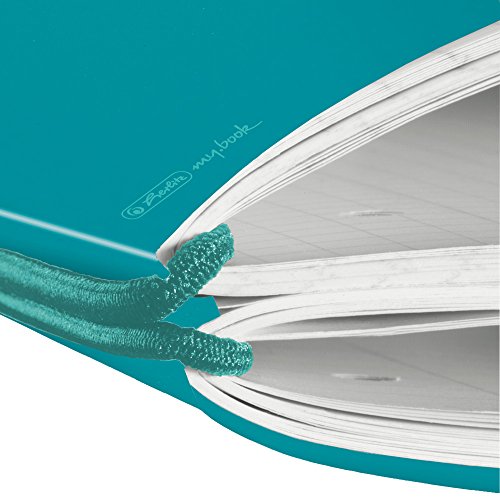 herlitz-notizheft-flex-pp-a4-caribbean-t-rkis-2-x-40-blatt-liniert-kariert image 8