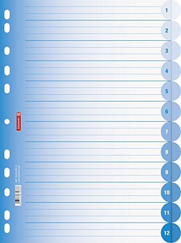 brunnen-106659533-ringbuchregister-colour-code-a4-12-tabs-blau-azur image 5