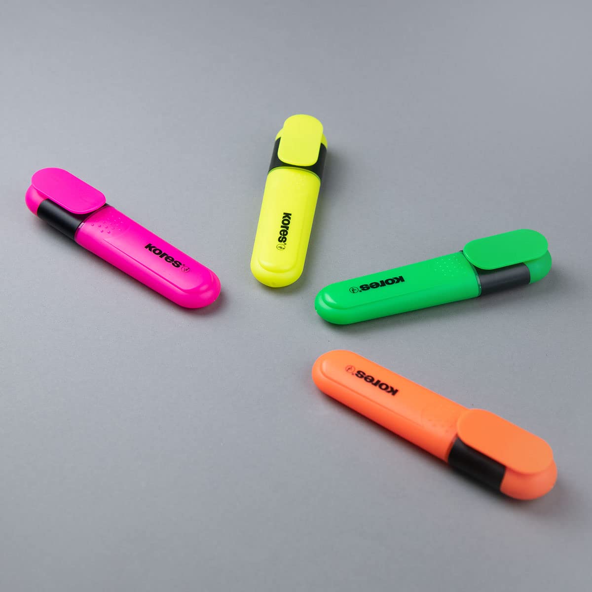 kores-bright-liner-plus-textmarker-keilspitze-4-sortierte-farben image 7