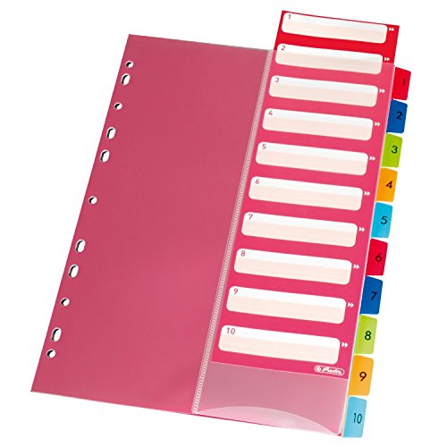 herlitz-register-a4-1-10-bunt-pp-10-teilig-mit-eurolochung image 5
