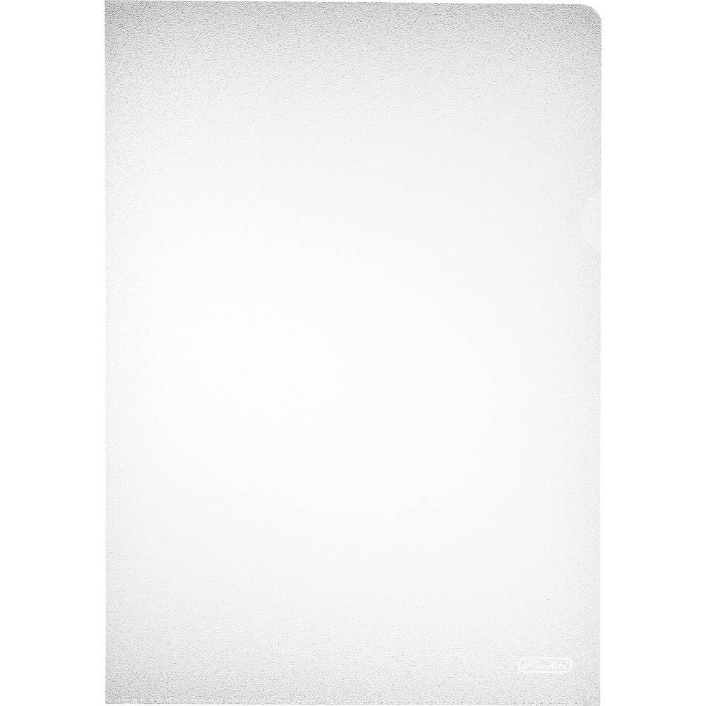 herlitz-aktenh-lle-a4-eco-genarbt-transparent-100-st-ck image 1