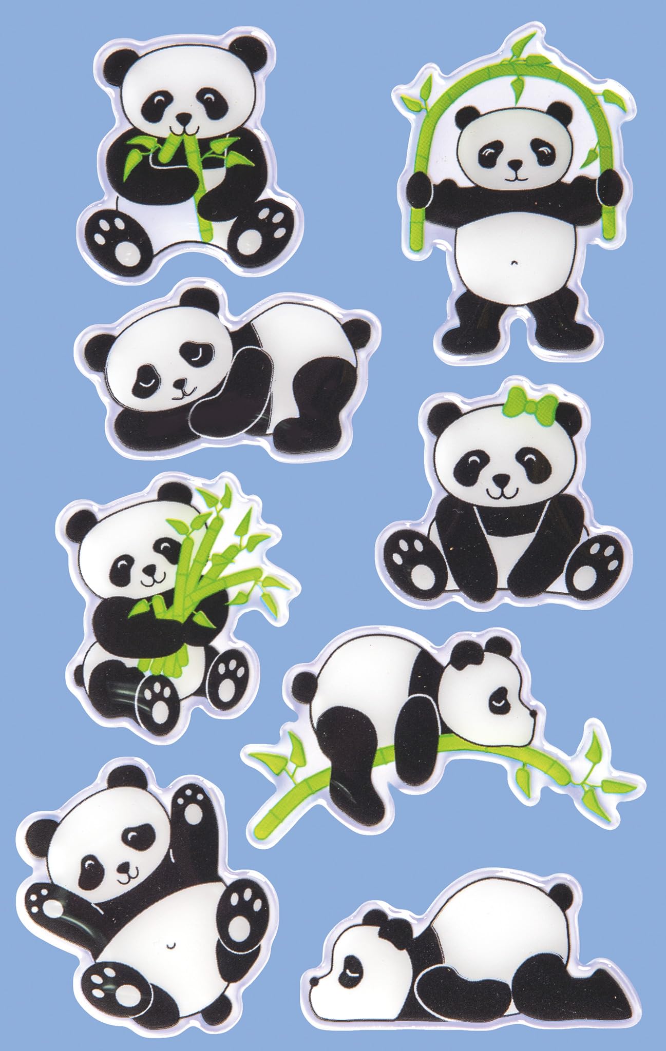 avery-zweckform-z-design-glossy-sticker-panda-3d-effekt-8-st-ck-57297 image 2