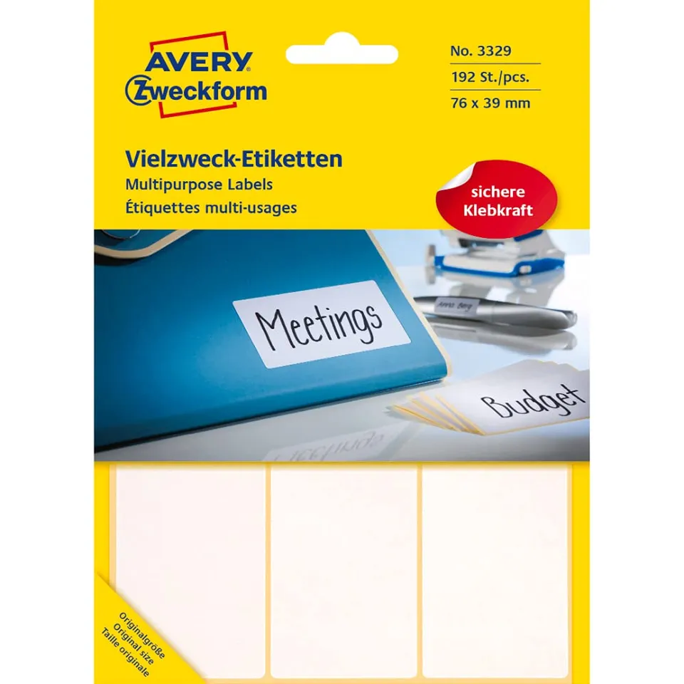 avery-zweckform-3329-haushaltsetiketten-76x39mm-wei-192-st-ck-handbeschriftbar image 1