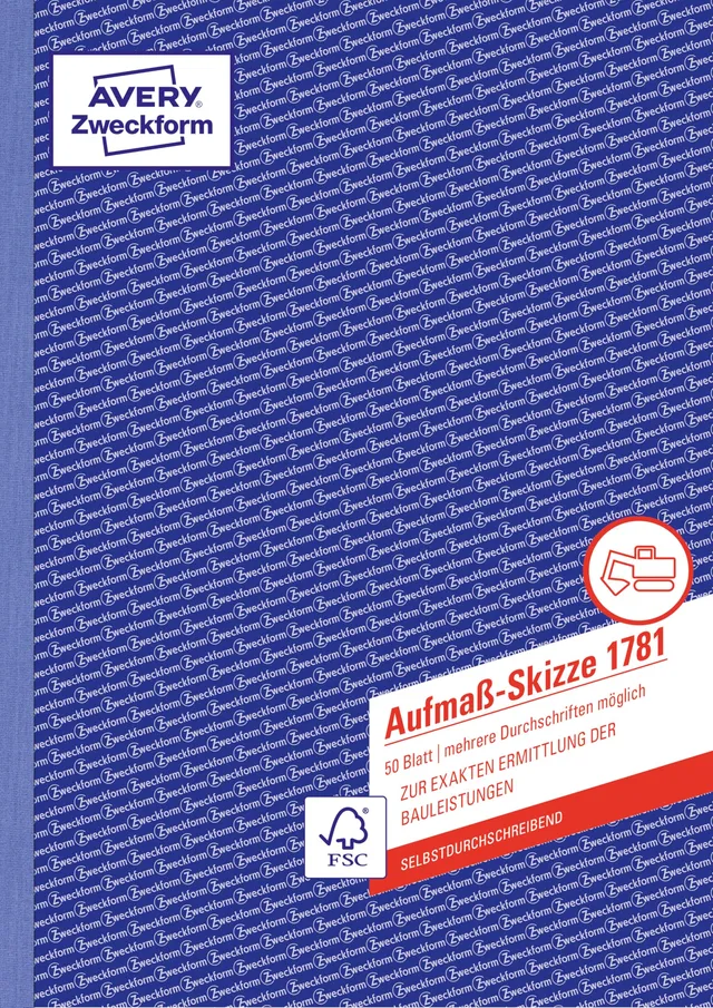 avery-zweckform-1781-aufma-skizze-a4-selbstdurchschreibend-50-blatt image 1