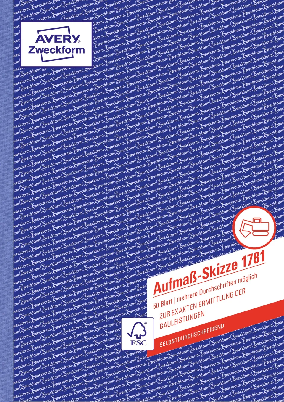 avery-zweckform-1781-aufma-skizze-a4-selbstdurchschreibend-50-blatt image 1