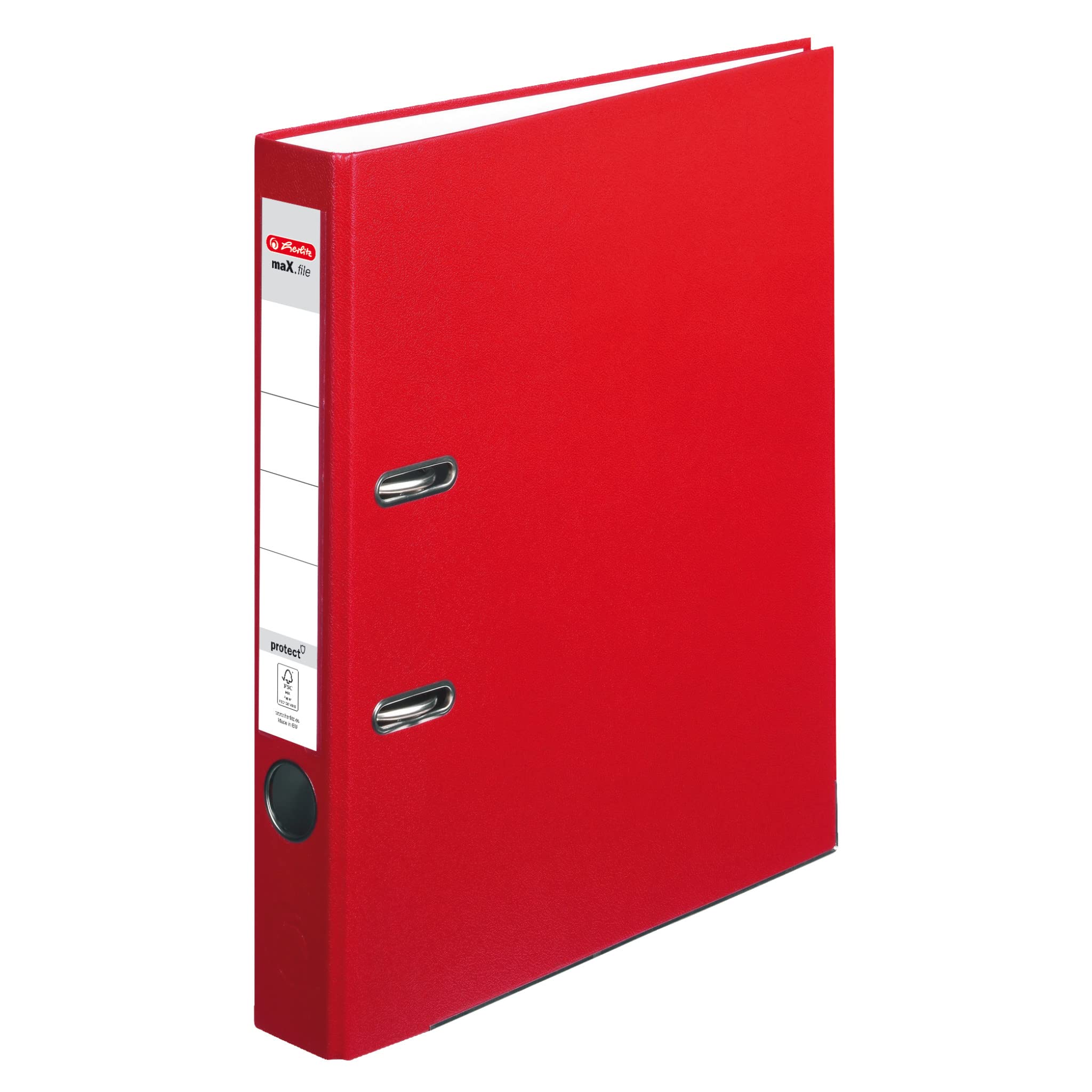 herlitz-max-file-protect-ordner-a4-5-cm-rot-25-st-ck-mit-einsteckr-ckenschild image 2