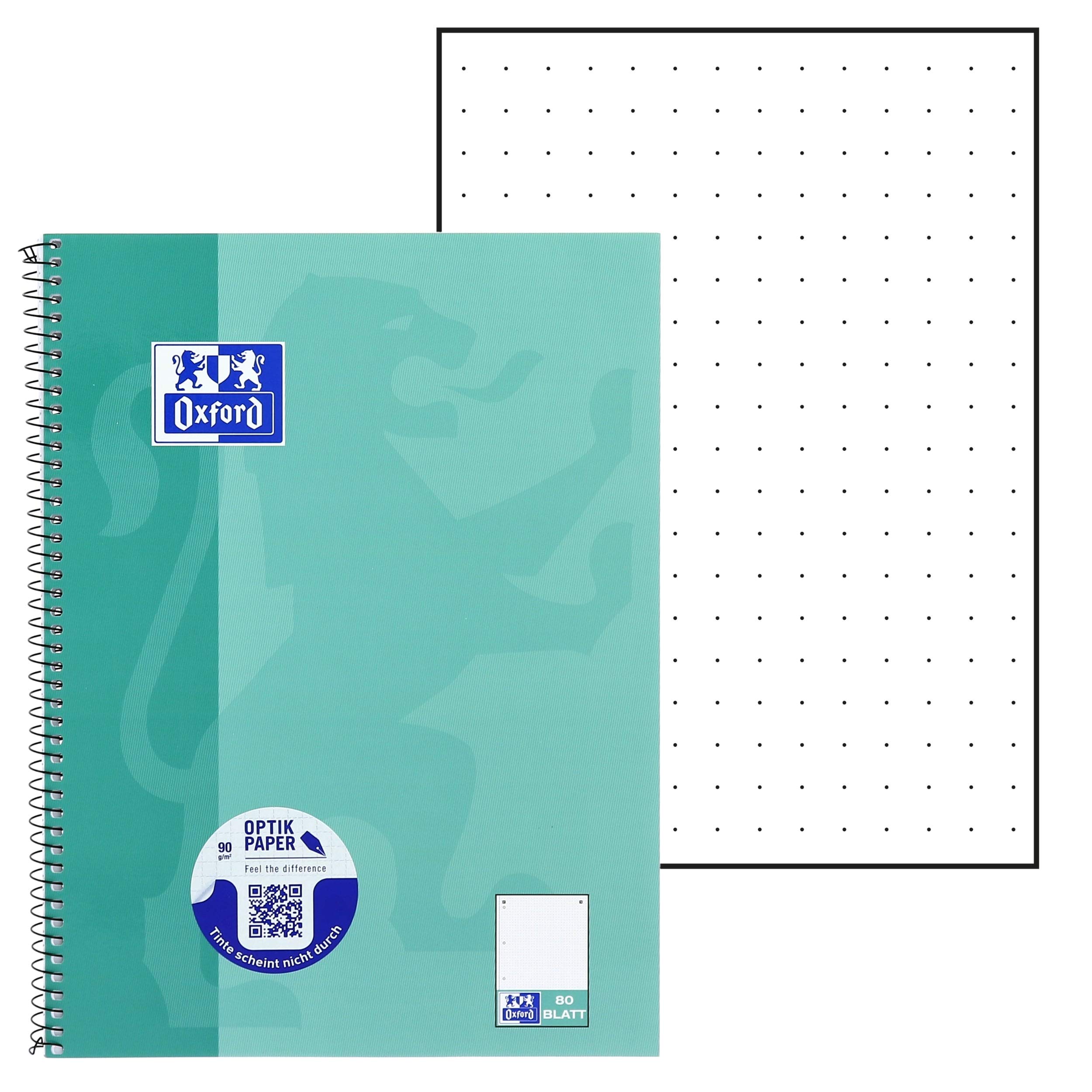 oxford-collegeblock-a4-punktkariert-dotted-80-blatt-5-st-ck image 2