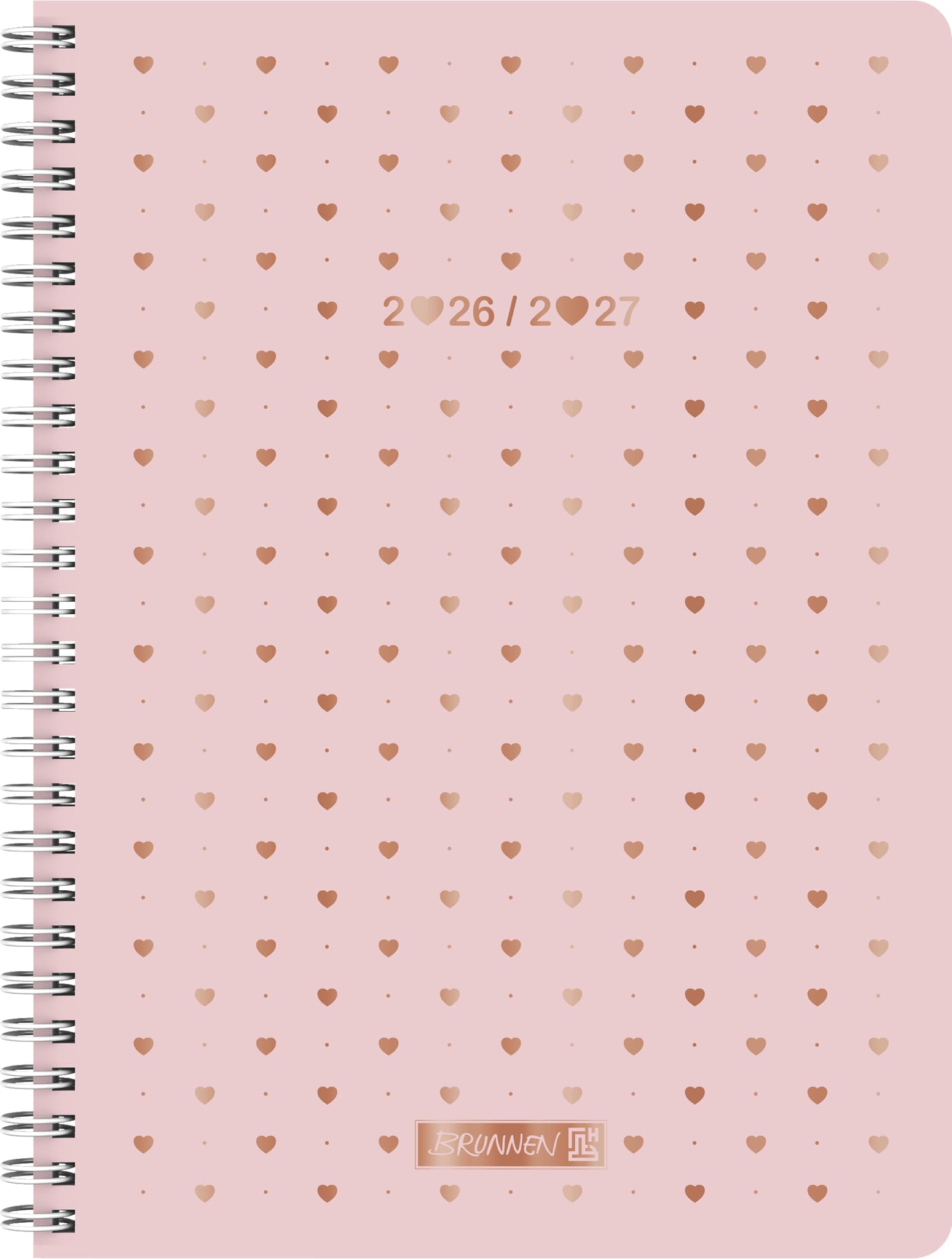 brunnen-sch-lerkalender-style-2026-2027-pretty-pink-a5-2-seiten-1-woche image 1