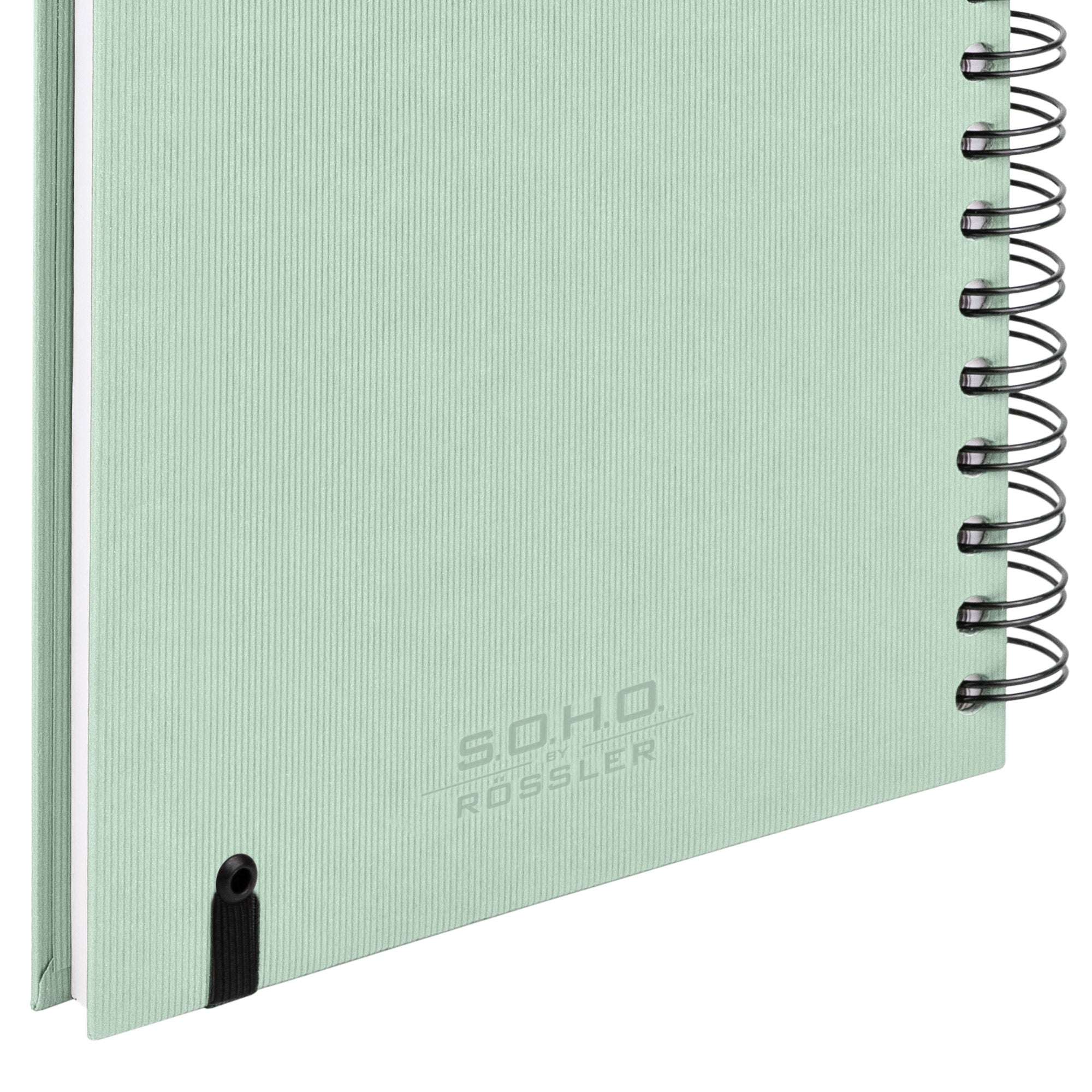 r-ssler-s-o-h-o-notizbuch-a5-hardcover-blanko-mit-gummizug-mint image 7