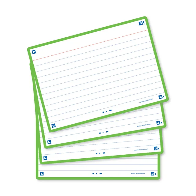 oxford-flash-2-0-karteikarten-a6-liniert-gr-n-105x148mm-80-st-ck image 1