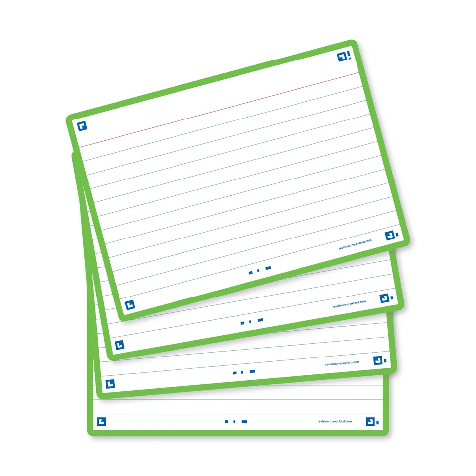 oxford-flash-2-0-karteikarten-a6-liniert-gr-n-105x148mm-80-st-ck image 1