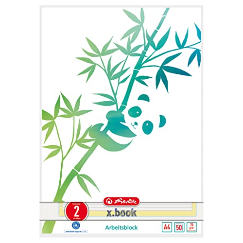 herlitz-arbeitsblock-a4-greenline-panda-lineatur-02-50-blatt-5-st-ck image 4