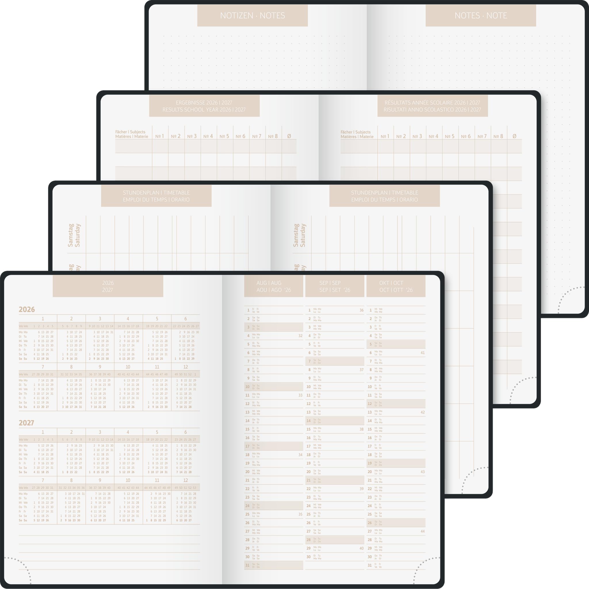brunnen-sch-lerkalender-2026-2027-pimp-it-up-a5-papier-2-seiten-1-woche image 4