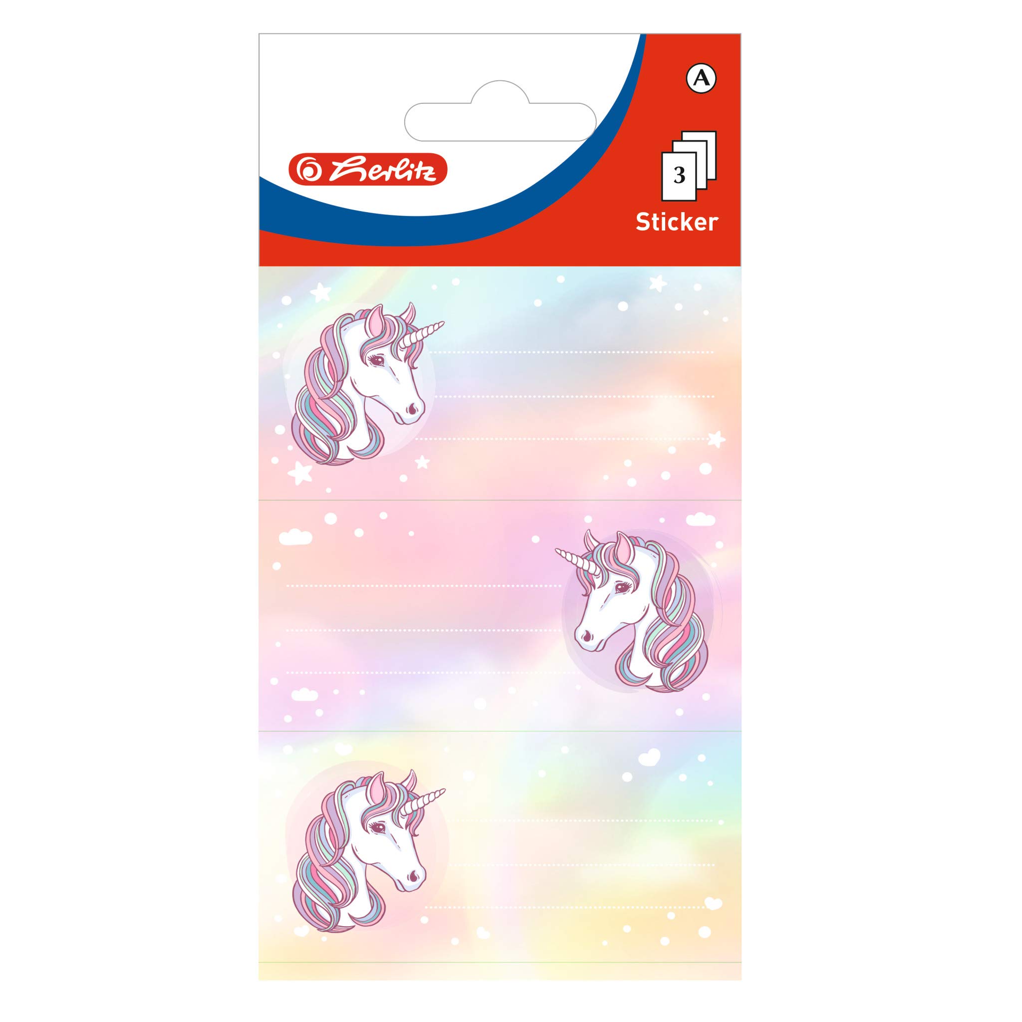 herlitz-buchetiketten-einhorn-selbstklebend-9-st-ck-auf-3-bogen image 1