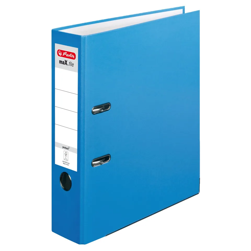 herlitz-ordner-a4-max-file-protect-8-cm-acqua-hellblau image 1