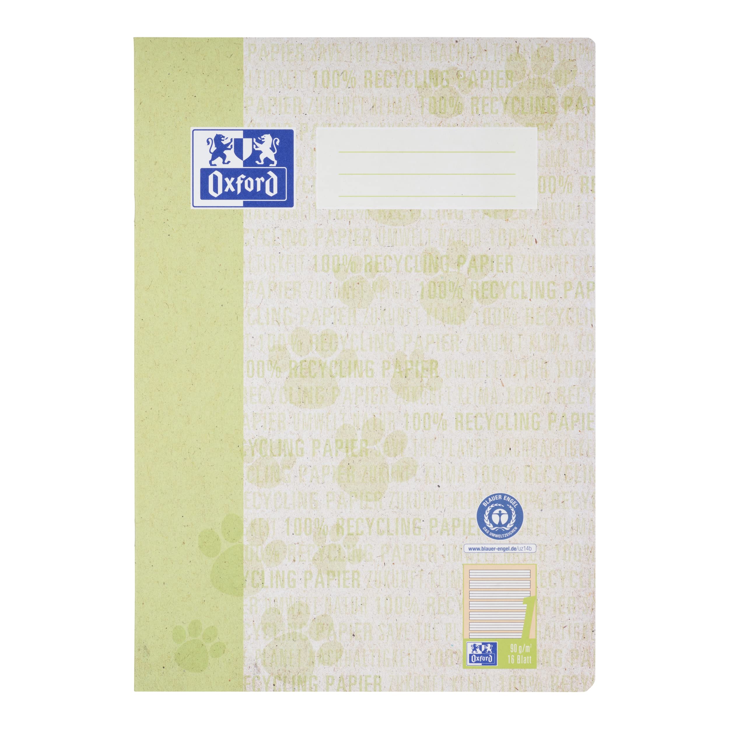 oxford-recycling-schulheft-a4-16-blatt-lineatur-1-liniert-15-st-ck image 2