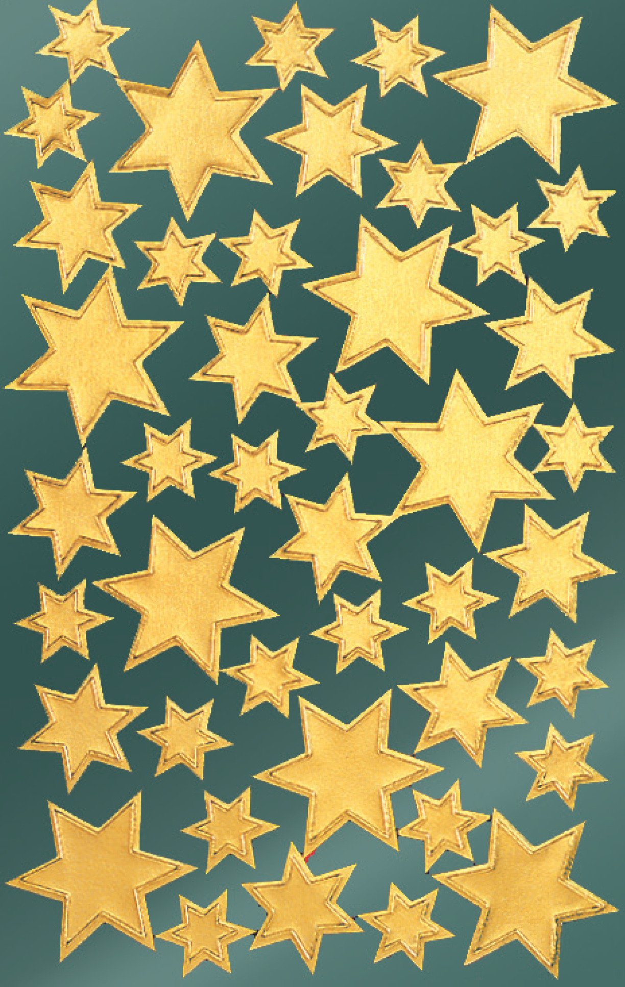 avery-zweckform-z-design-weihnachtssticker-sterne-gold-silber-rot-356-st-ck image 3