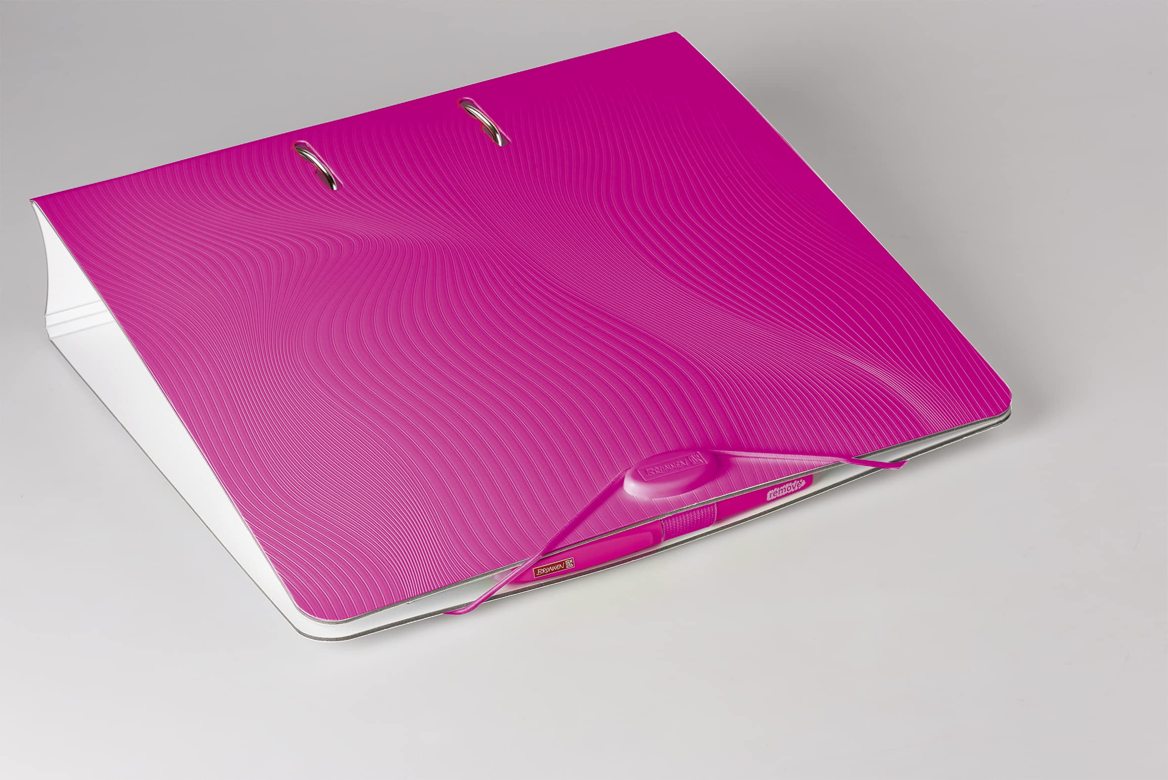 brunnen-wave-ordner-din-a4-5-cm-pink-mit-gummizug image 5