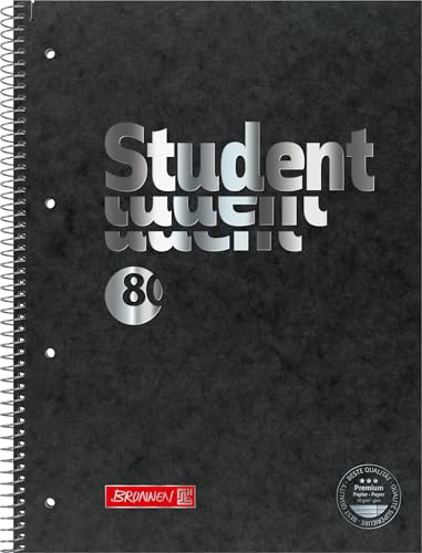 brunnen-collegeblock-premium-student-fact-plus-a4-liniert-80-blatt-schwarz image 5