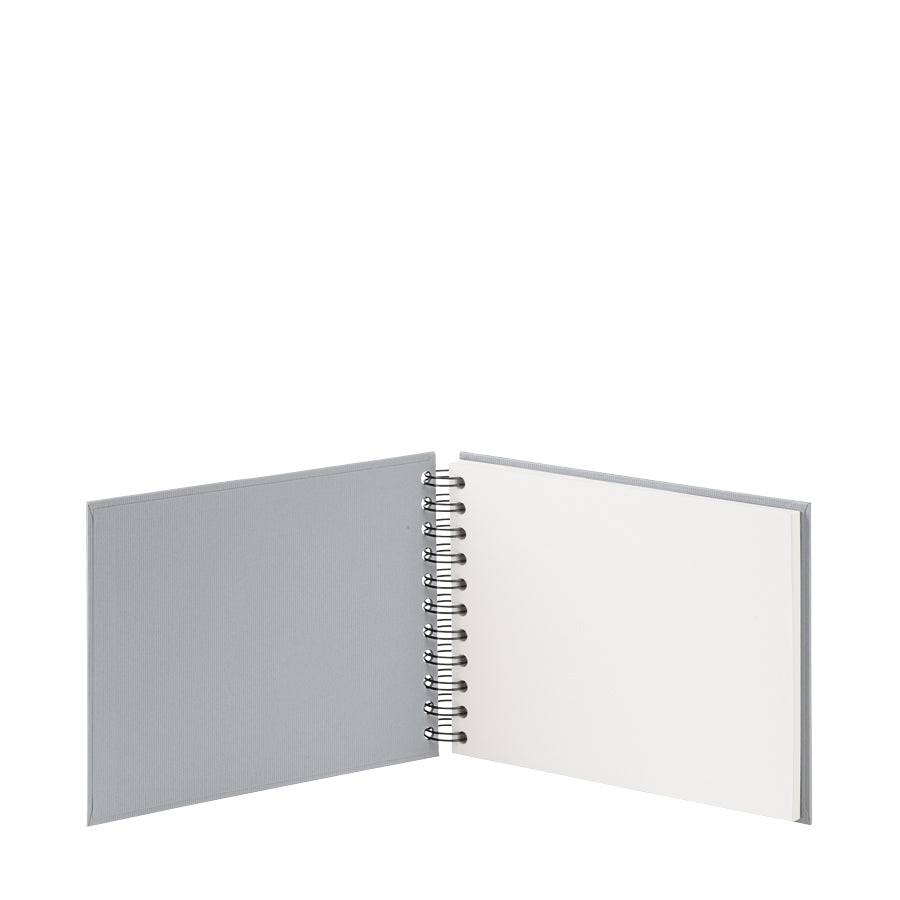 r-ssler-s-o-h-o-spiral-fotoalbum-blanko-19-5x14-5cm-40-seiten-stone-grau image 2