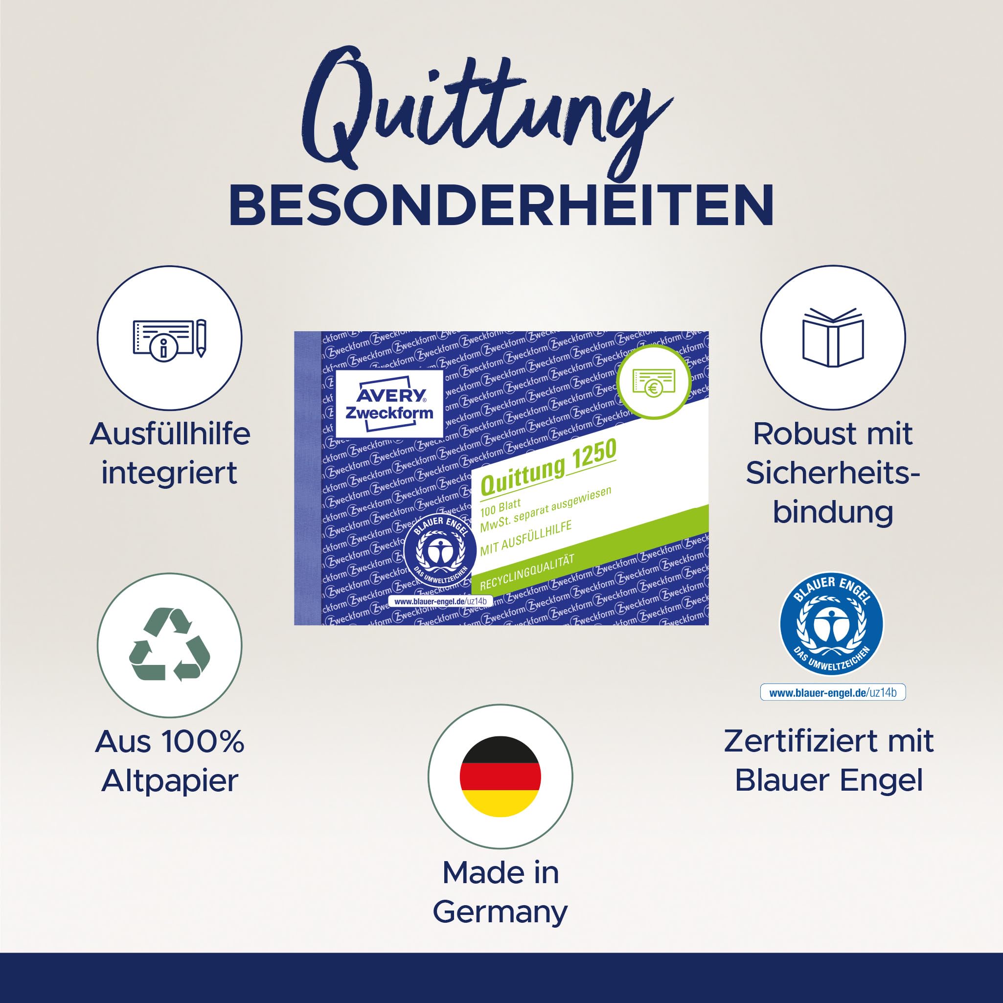 avery-zweckform-1250-quittungsblock-a6-quer-100-blatt-mit-blaupapier image 2